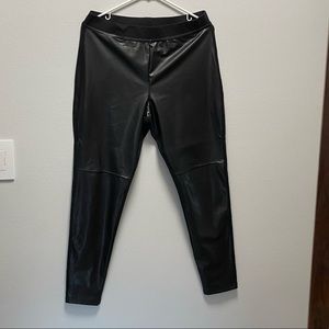 Gap Faux Leather Front Leggings